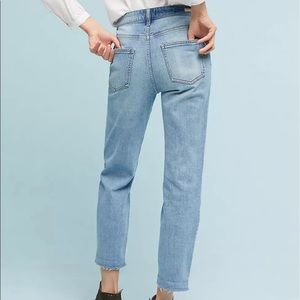 Anthropologie Pilcro Letterpress High Rise Relaxed Straight Jean Crop Size: 28